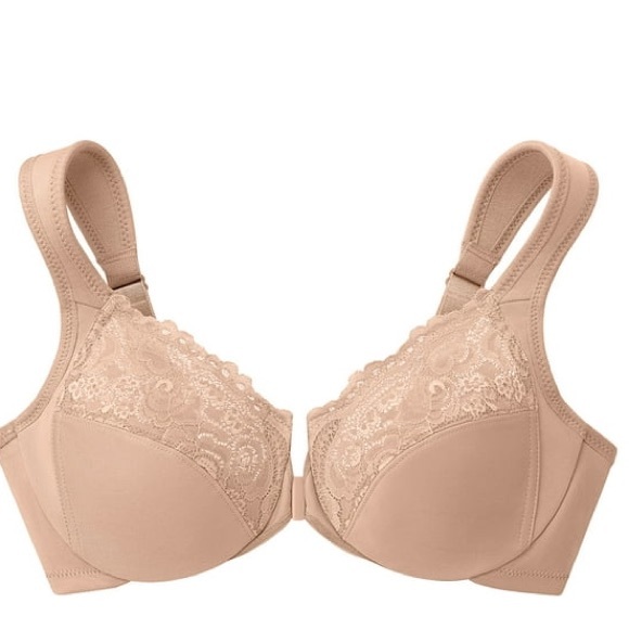 GLAMORISE Full Figure Plus Size WonderWire Front-Closure Bra Underwire NWOT - Picture 4 of 10